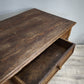 92419 Tavolo rustico in legno con cassetto frontale