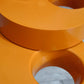 92423 Portaombrelli PLUVIUM, Anonima Castelli, design Giancarlo Piretti, anni '60, color arancio