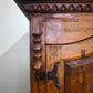 92489 Armadio due ante in legno con cassetto