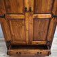 92489 Armadio due ante in legno con cassetto