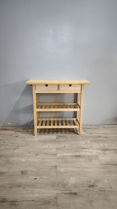92488 Carrello Ikea in legno chiaro