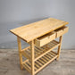 92488 Carrello Ikea in legno chiaro