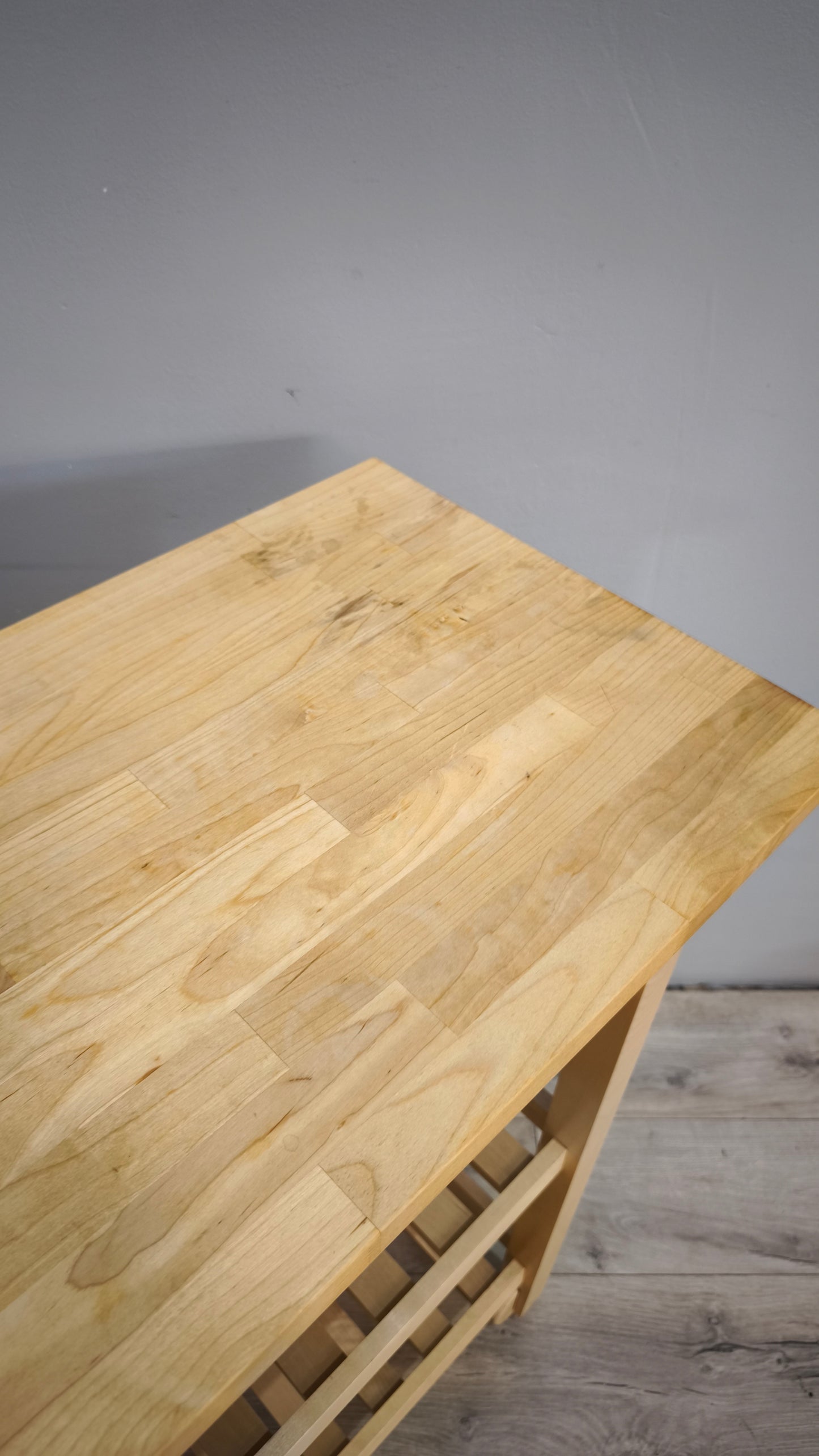 92488 Carrello Ikea in legno chiaro