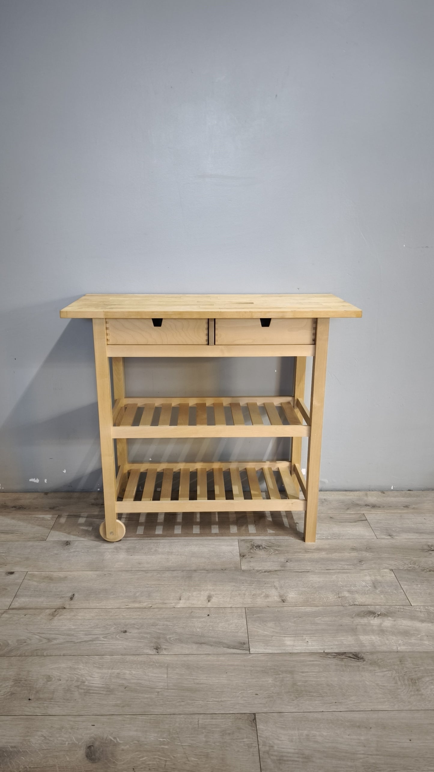 92488 Carrello Ikea in legno chiaro
