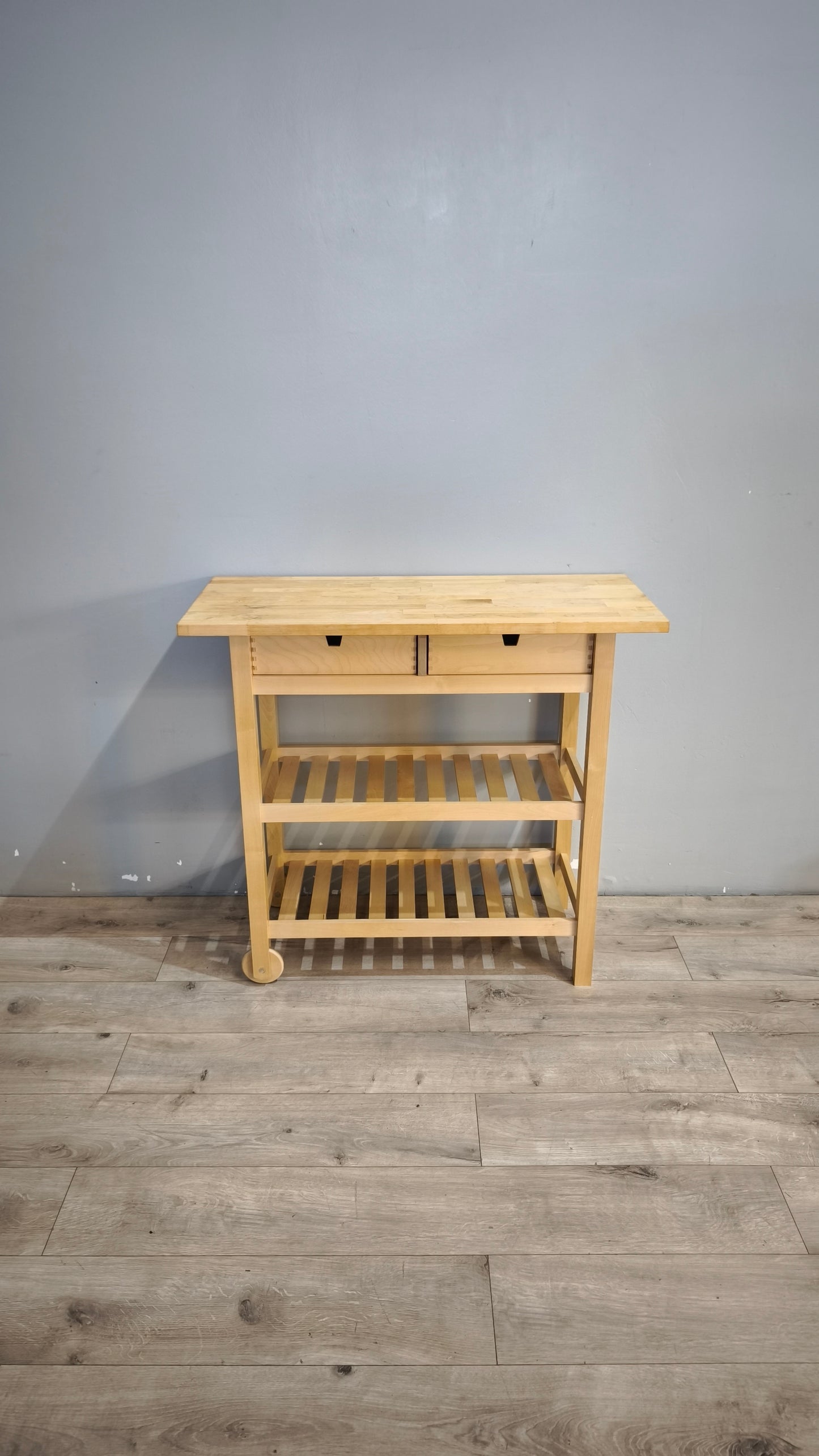 92488 Carrello Ikea in legno chiaro