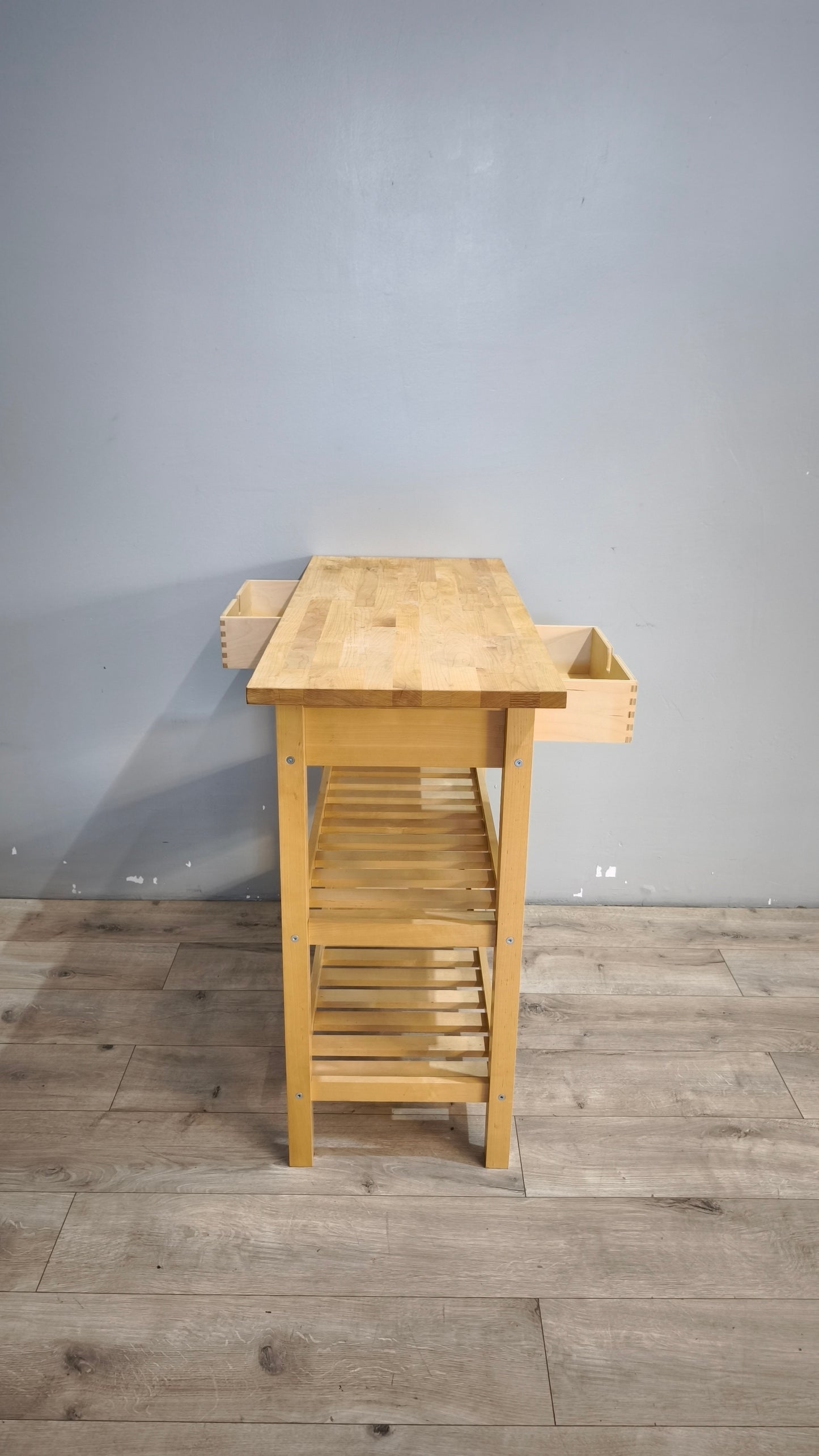 92488 Carrello Ikea in legno chiaro