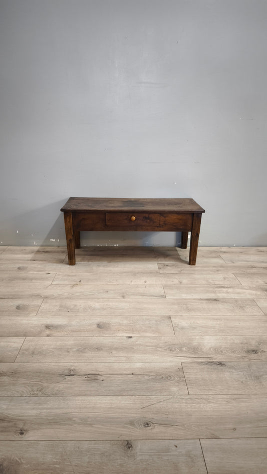 92478 Tavolino da salotto rustico in legno massello