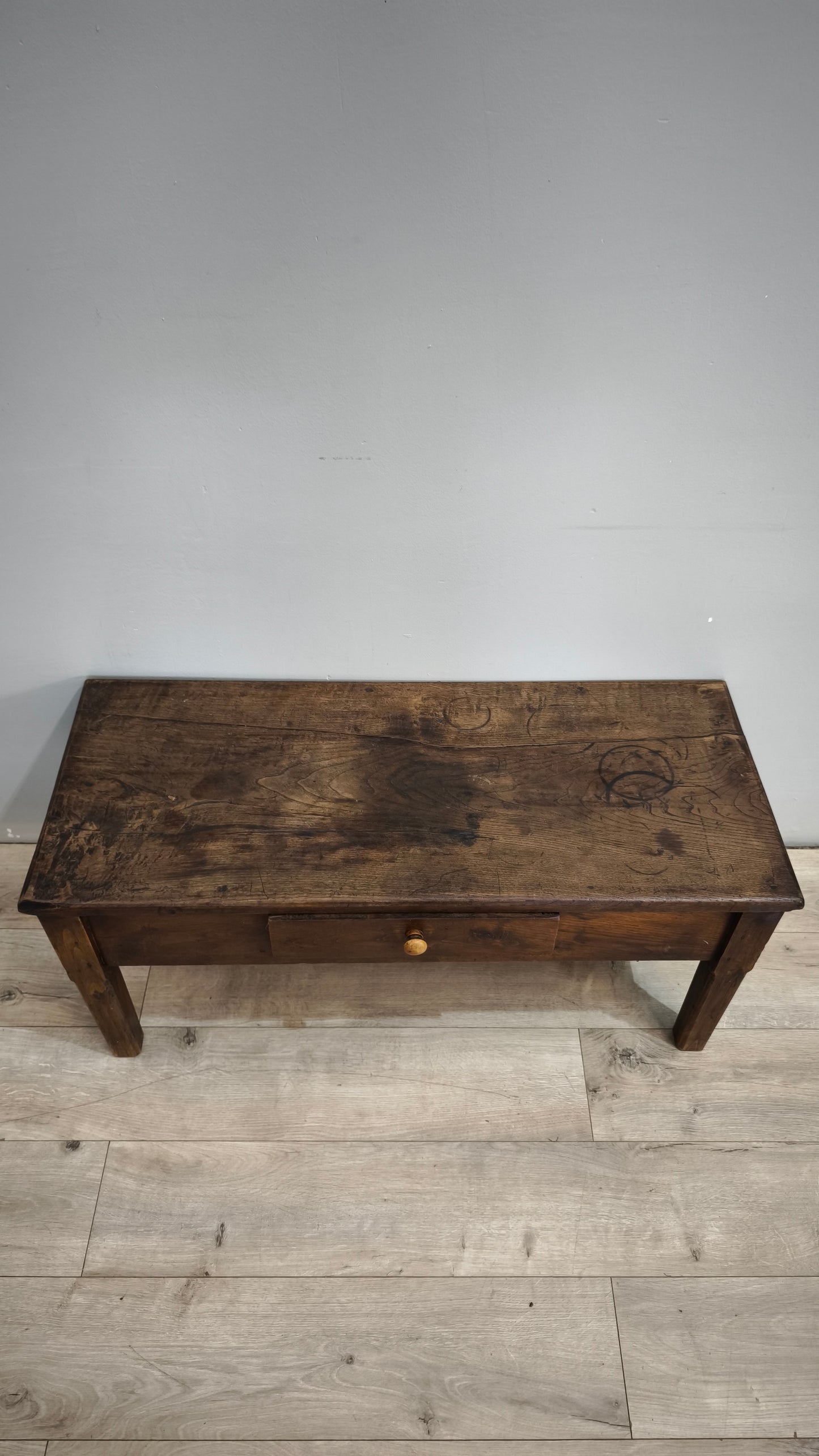 92478 Tavolino da salotto rustico in legno massello