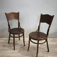 92481 Set n 4 sedie stile Thonet in legno di faggio incurvato con decorazioni in rilievo