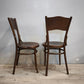 92481 Set n 4 sedie stile Thonet in legno di faggio incurvato con decorazioni in rilievo