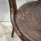92481 Set n 4 sedie stile Thonet in legno di faggio incurvato con decorazioni in rilievo