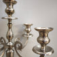 92482 Grande candelabro in metallo con cinque punti luce