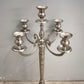 92482 Grande candelabro in metallo con cinque punti luce