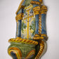 92393 Acquasantiera in ceramica dipinta