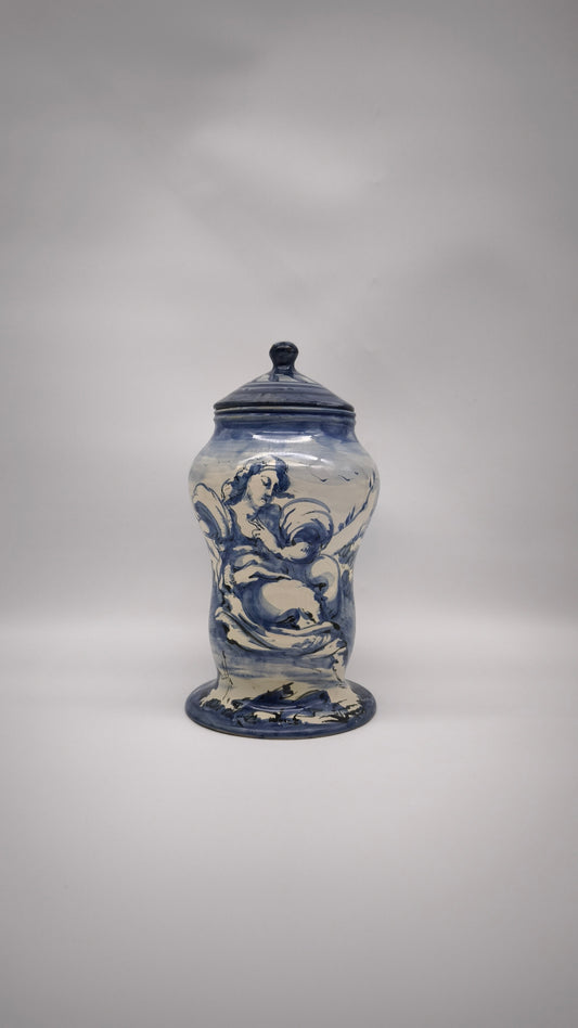 92395 Albarello in ceramica di Albissola