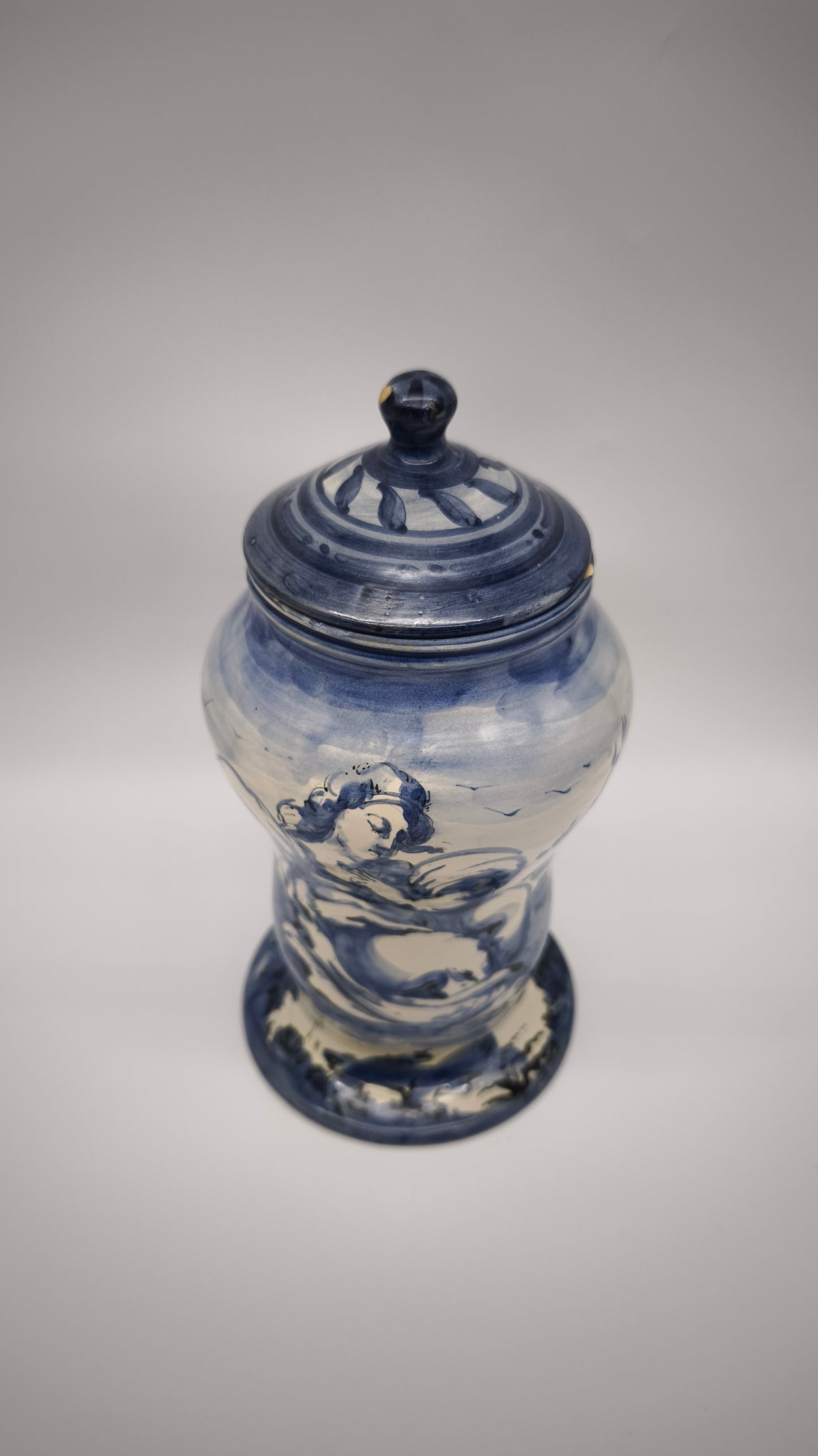 92395 Albarello in ceramica di Albissola