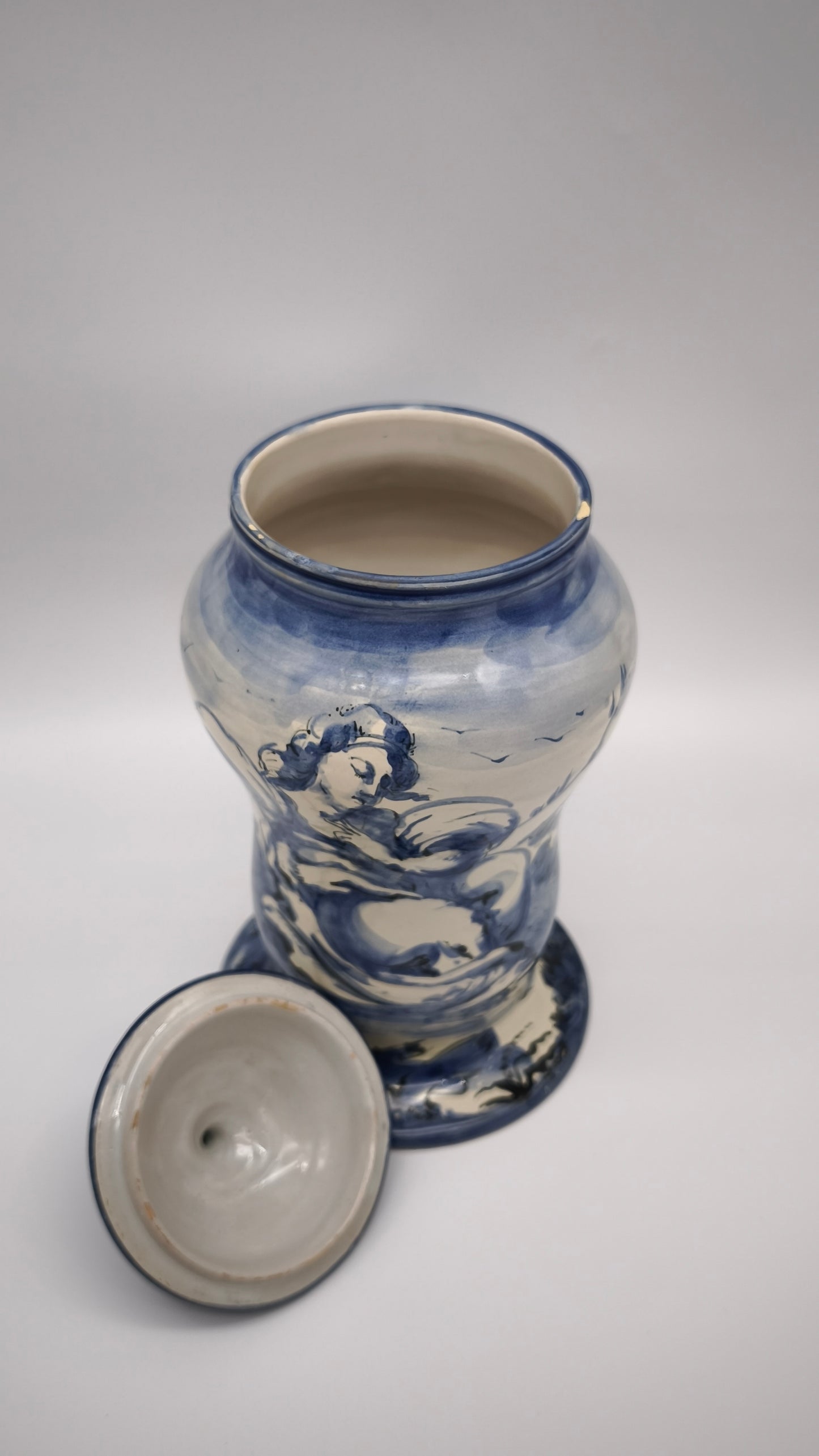 92395 Albarello in ceramica di Albissola