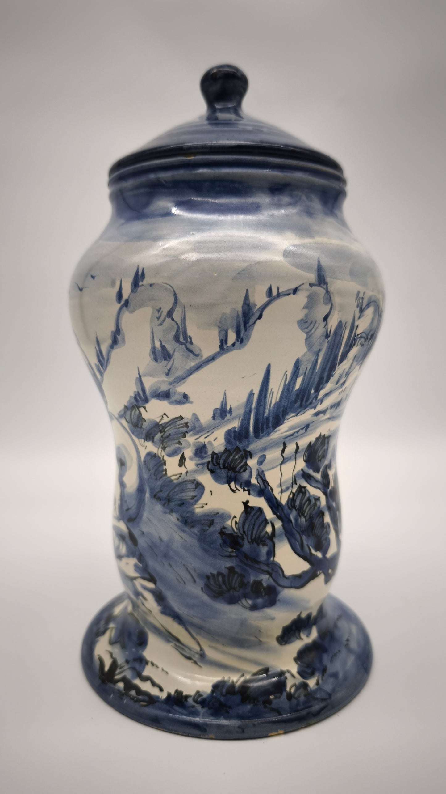 92395 Albarello in ceramica di Albissola