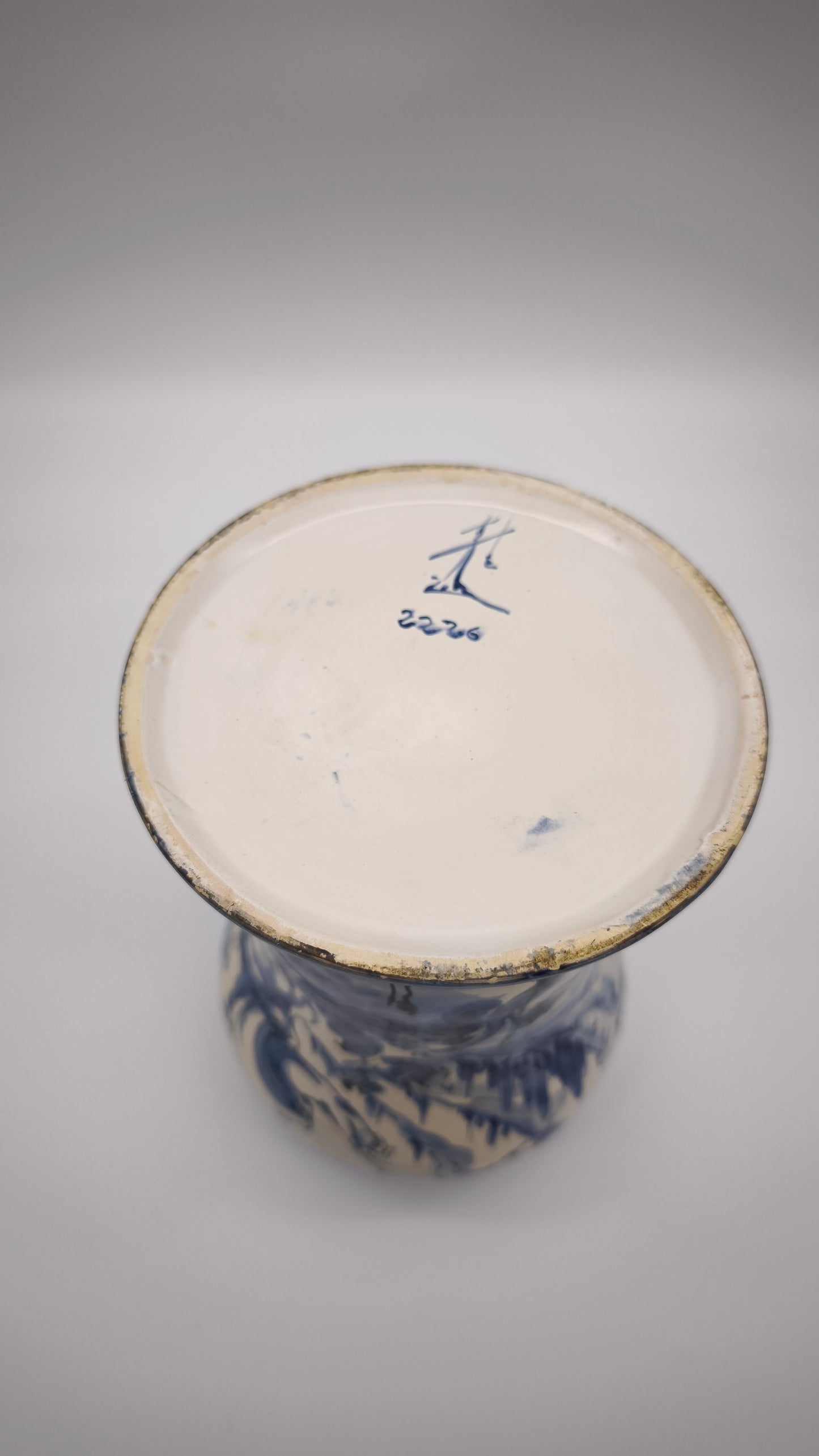 92395 Albarello in ceramica di Albissola