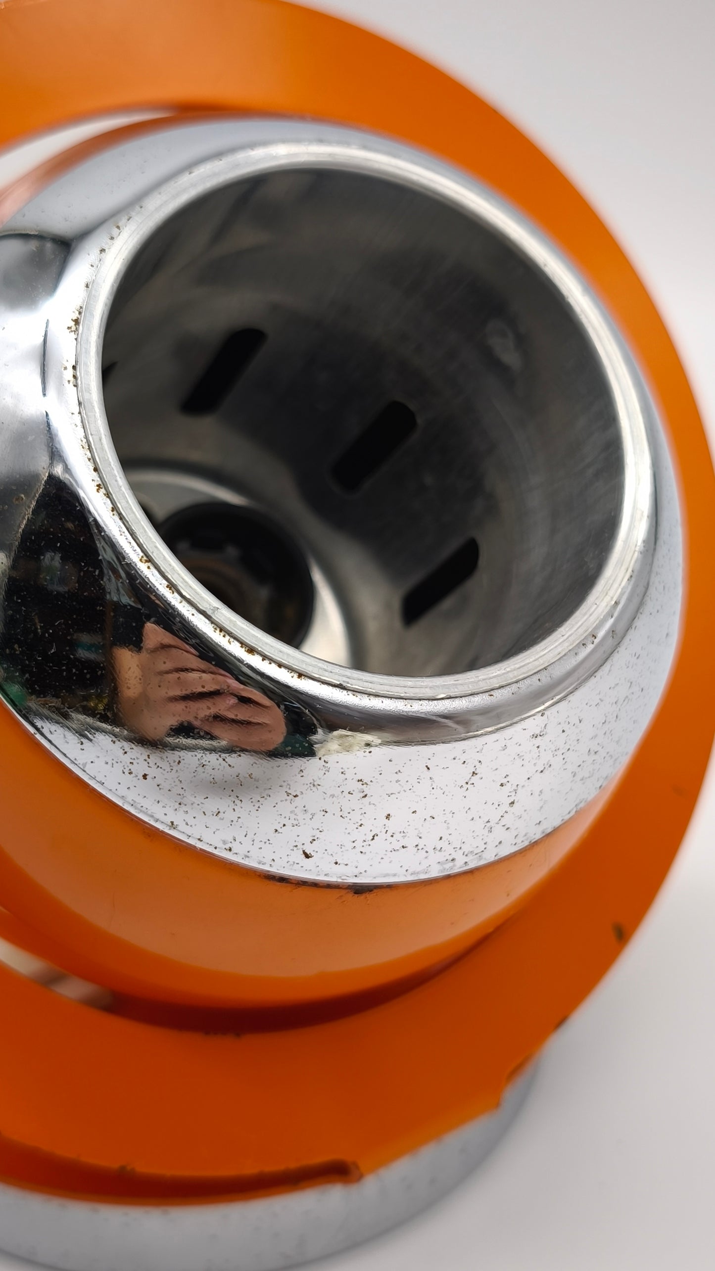 92494 Lampa bulbo Space Age color arancio