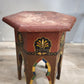 233 Panchetto esagonale marocchino decorato