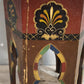 233 Panchetto esagonale marocchino decorato
