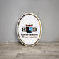 236 Insegna vintage HB Hofbrauhaus Traunstein in metallo smaltato