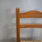 92555 Sedia con struttura in legno e seduta in paglia