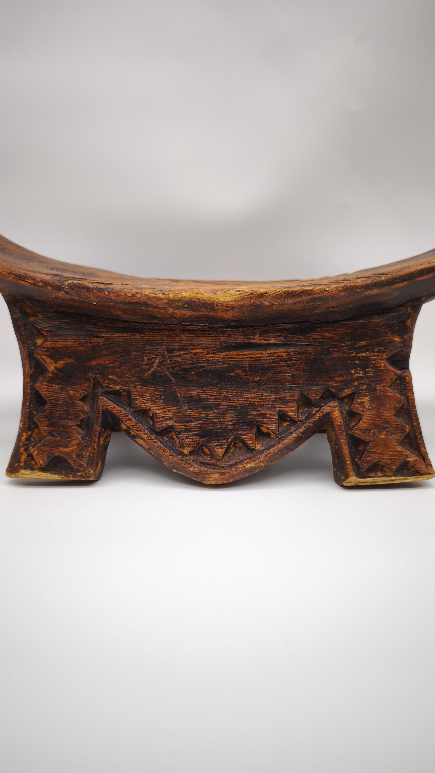 92516 Poggia testa africano in legno intagliato