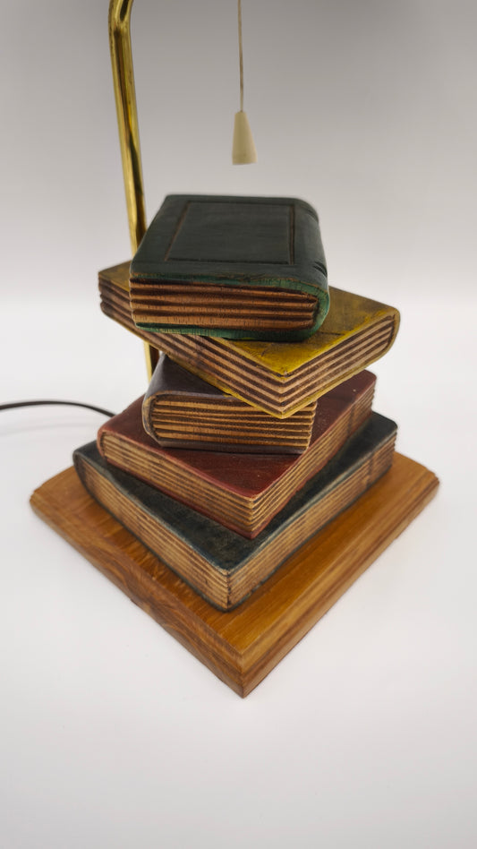 92560 Lampada da tavolo con decorazione libri