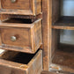 92579 Vetrina in legno arte povera