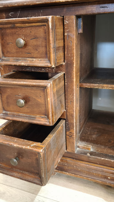 92579 Vetrina in legno arte povera