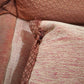 92568 Divano due posti con cuscini color arancio