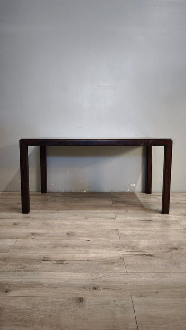 92595 Tavolo anni '60 in legno massello di palissandro, design italiano