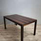 92595 Tavolo anni '60 in legno massello di palissandro, design italiano