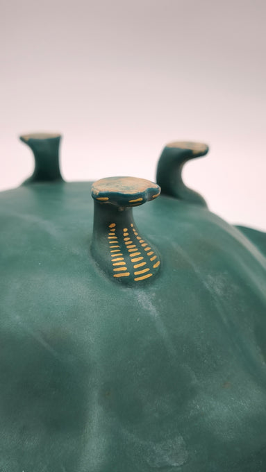 92602 Centrotavola in ceramica decorata Deruta