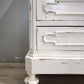 92704 Comò in legno dipinto bianco