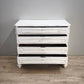 92704 Comò in legno dipinto bianco