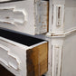 92704 Comò in legno dipinto bianco