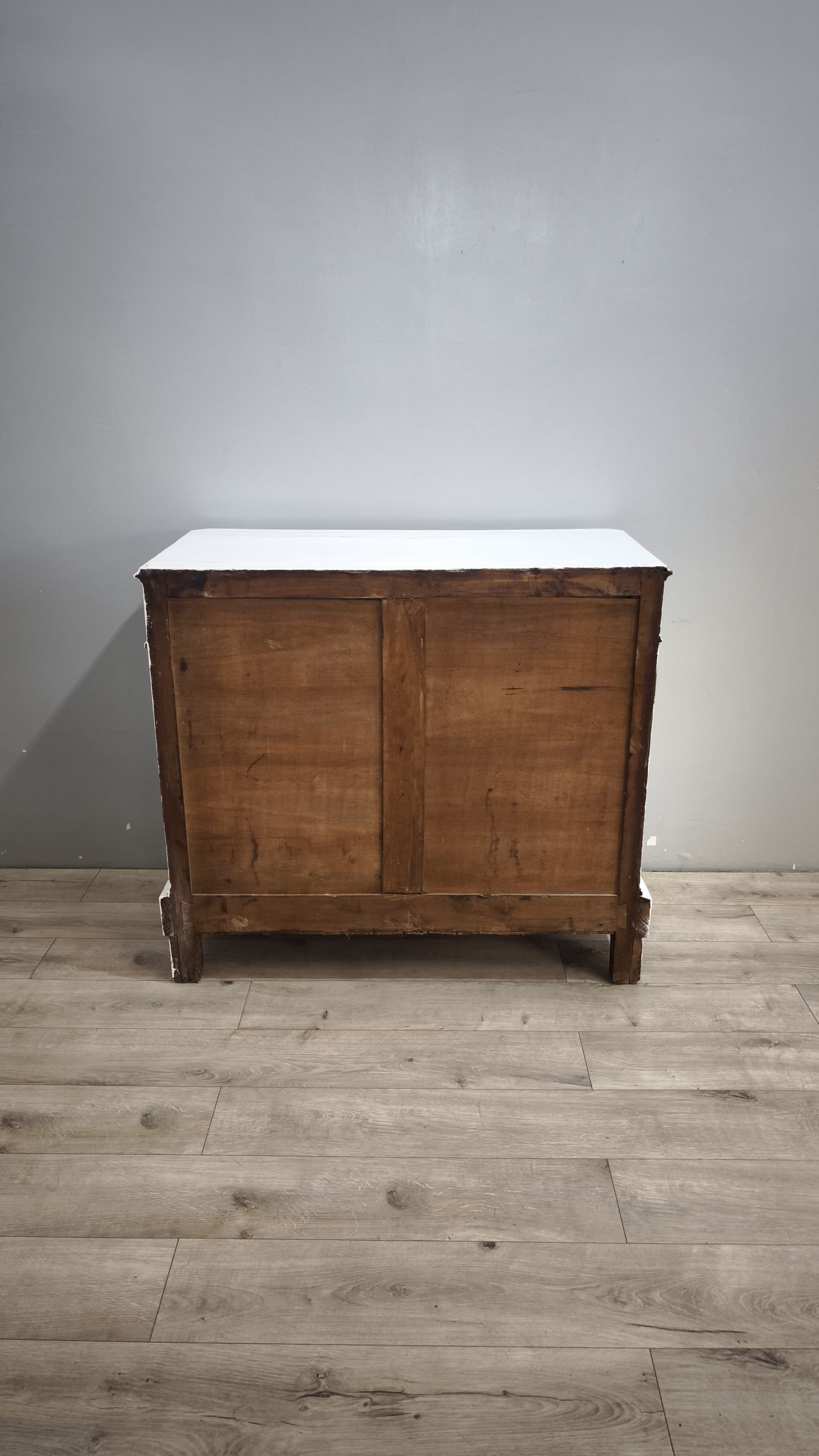 92704 Comò in legno dipinto bianco