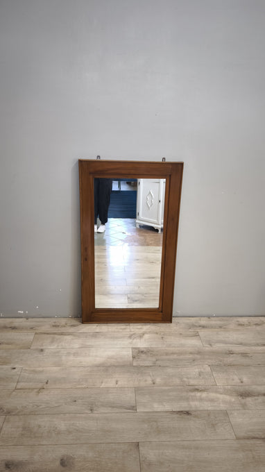 92720 Specchio rettangolare con cornice in legno