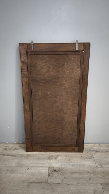 92720 Specchio rettangolare con cornice in legno