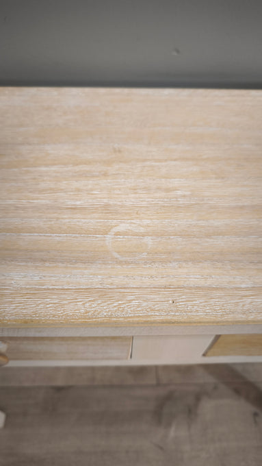 92703 Console in legno chiaro con due cassetti