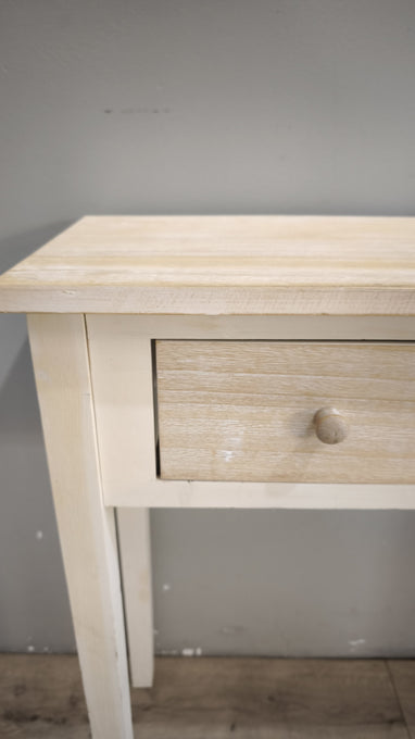 92703 Console in legno chiaro con due cassetti