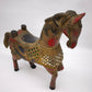92636 Cavallo in legno decorato