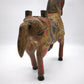 92636 Cavallo in legno decorato