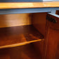 92759 Credenza due corpi in legno dipinta azzurra