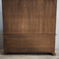 92759 Credenza due corpi in legno dipinta azzurra