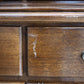 92745 Vetrina tre ante in legno massello