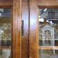 92745 Vetrina tre ante in legno massello